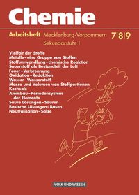 Bild vom Artikel Chemie 7.- 9. Arbeitsheft. Sekundarstufe 1. Realschule Mecklenburg-Vorpommern. Neubearbeitung vom Autor Roland Brauer