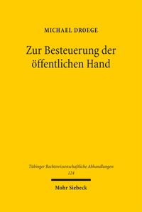Produktbild: Zur Besteuerung der &ouml;ffentlichen Hand