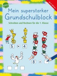 Produktbild: Mein superstarker Grundschulblock. Schreiben und Rechnen f&uuml;r die 1. Klasse