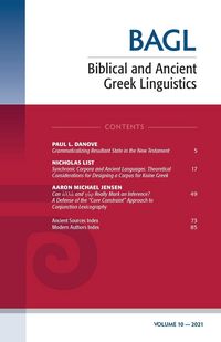 Produktbild: Biblical and Ancient Greek Linguistics, Volume 10