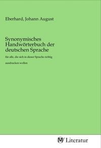 Produktbild: Synonymisches Handw&ouml;rterbuch der deutschen Sprache