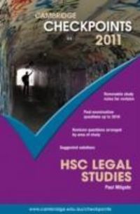Produktbild: Cambridge Checkpoints HSC Legal Studies 2011