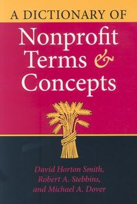 Produktbild: A Dictionary of Nonprofit Terms and Concepts