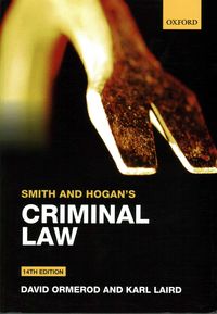 Produktbild: Ormerod, D: Smith and Hogan's Criminal Law