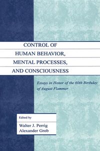 Produktbild: Control of Human Behavior, Mental Processes, and Consciousness