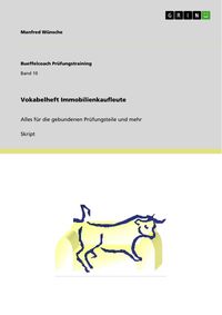 Produktbild: Vokabelheft Immobilienkaufleute