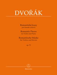 Bild vom Artikel Dvorák, A: Romantische Stücke (Romantické kusy) op. 75 vom Autor Antonín Dvorák
