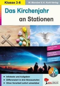 Produktbild: Das Kirchenjahr an Stationen