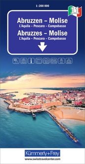 Produktbild: K&uuml;mmerly+Frey Regional-Strassenkarte 11 Abruzzen, Molise 1:200.000