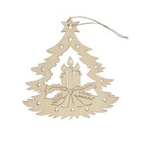 Produktbild: HTI-Living Weihnachtsdeko zum h&auml;ngen Adventskerze Natur Weihnachtsdeko zum h&auml;ngen Adventskerze Natur