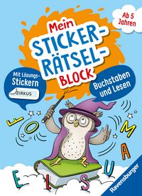 Produktbild: Mein Stickerr&auml;tselblock: Buchstaben und Lesen