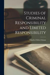 Produktbild: Studies of Criminal Responsibility and Limited Responsibility
