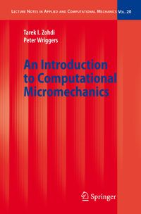 Produktbild: An Introduction to Computational Micromechanics