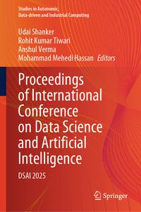 Produktbild: Proceedings of International Conference on Data Science and Artificial Intelligence