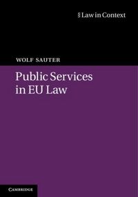Produktbild: Public Services in EU Law