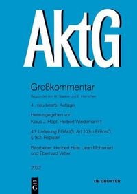 Produktbild: EGAktG; &sect; 162; Art 103m EGInsO