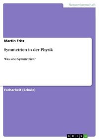 Produktbild: Symmetrien in der Physik
