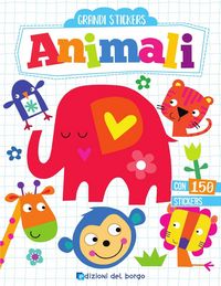 Produktbild: Animali. Grandi stickers. Con adesivi