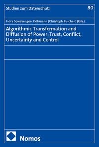 Produktbild: Algorithmic Transformation and Diffusion of Power: Trust, Conflict, Uncertainty and Control