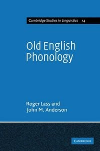 Produktbild: Old English Phonology