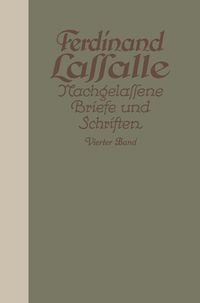 Produktbild: Lassalles Briefwechsel mit Gr&auml;fin Sophie von Hatƶfeldt