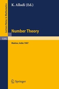 Produktbild: Number Theory, Madras 1987