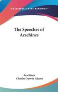 Produktbild: The Speeches of Aeschines