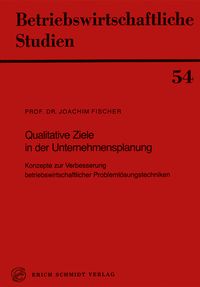 Produktbild: Qualitative Ziele in der Unternehmensplanung