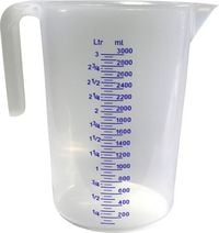 Produktbild: Messbecher 3l Polyethylen