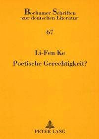 Produktbild: Poetische Gerechtigkeit?