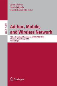 Produktbild: Ad-hoc, Mobile, and Wireless Networks