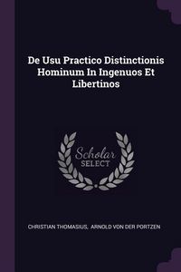 Produktbild: De Usu Practico Distinctionis Hominum In Ingenuos Et Libertinos