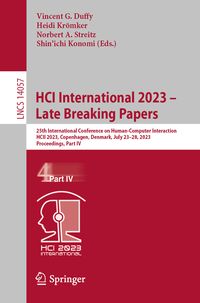 Produktbild: HCI International 2023 &ndash; Late Breaking Papers