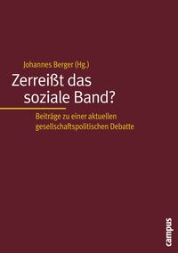 Produktbild: Zerrei&szlig;t das soziale Band?