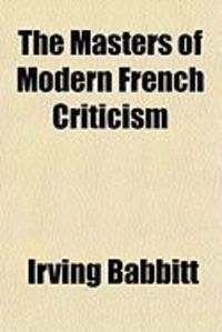 Produktbild: The Masters of Modern French Criticism