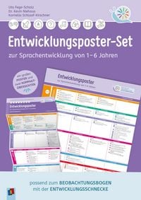 Produktbild: Entwicklungsposter-Set zur Sprachentwicklung von 1&ndash;6 Jahren