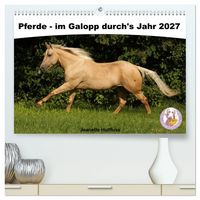 Produktbild: Pferde - im Galopp durch's Jahr 2027 (hochwertiger Premium Wandkalender 2027 DIN A2 quer), Kunstdruck in Hochglanz