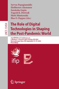Produktbild: The Role of Digital Technologies in Shaping the Post-Pandemic World
