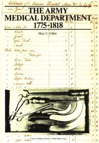 Produktbild: The Army Medical Department, 1775-1818