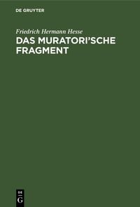 Produktbild: Das Muratori'sche Fragment