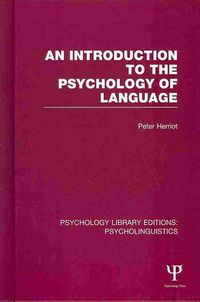 Produktbild: An Introduction to the Psychology of Language (PLE: Psycholinguistics)