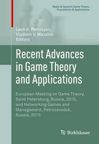 Produktbild: Recent Advances in Game Theory and Applications