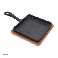 Produktbild: neuetischkultur Tapasteller/Eisenpfanne mit Holzbrett Tapasteller/Eisenpfanne mit Holzbrett