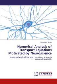 Produktbild: Numerical Analysis of Transport Equations Motivated by Neuroscience