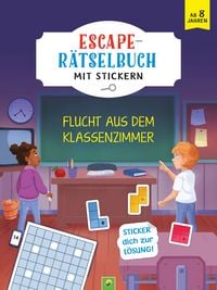 Produktbild: Mein Escape-R&auml;tsel Stickerbuch Flucht aus dem Klassenzimmer