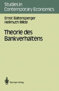 Produktbild: Theorie des Bankverhaltens