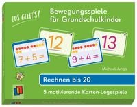 Produktbild: Los geht's! Bewegungsspiele f&uuml;r Grundschulkinder - Rechnen bis 20