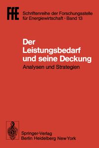 Produktbild: Der Leistungsbedarf und seine Deckung