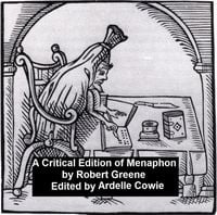 Produktbild: A Critical Edition of Menaphon