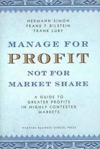 Produktbild: Manage for Profit, Not for Market Share